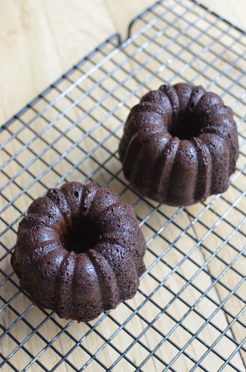 Mini Jamaican Rum Fruit Bundt Cakes